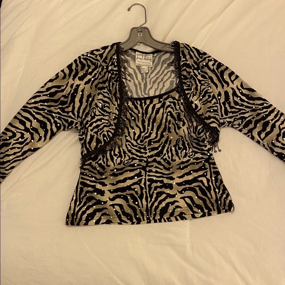 Beaded Bolero Jacket & Camisole - Picture 10 of 11